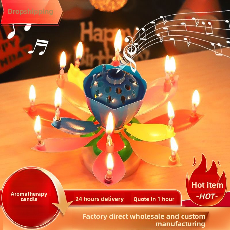 Romantic Happy Birthday Musica - Holiday Candle Set review and price