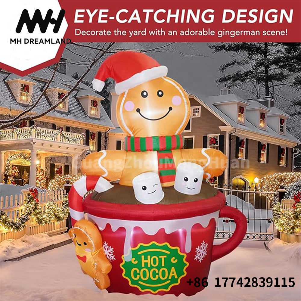 Funny Cartoon Inflatable Cup G - Christmas Lights Outdoor review and price