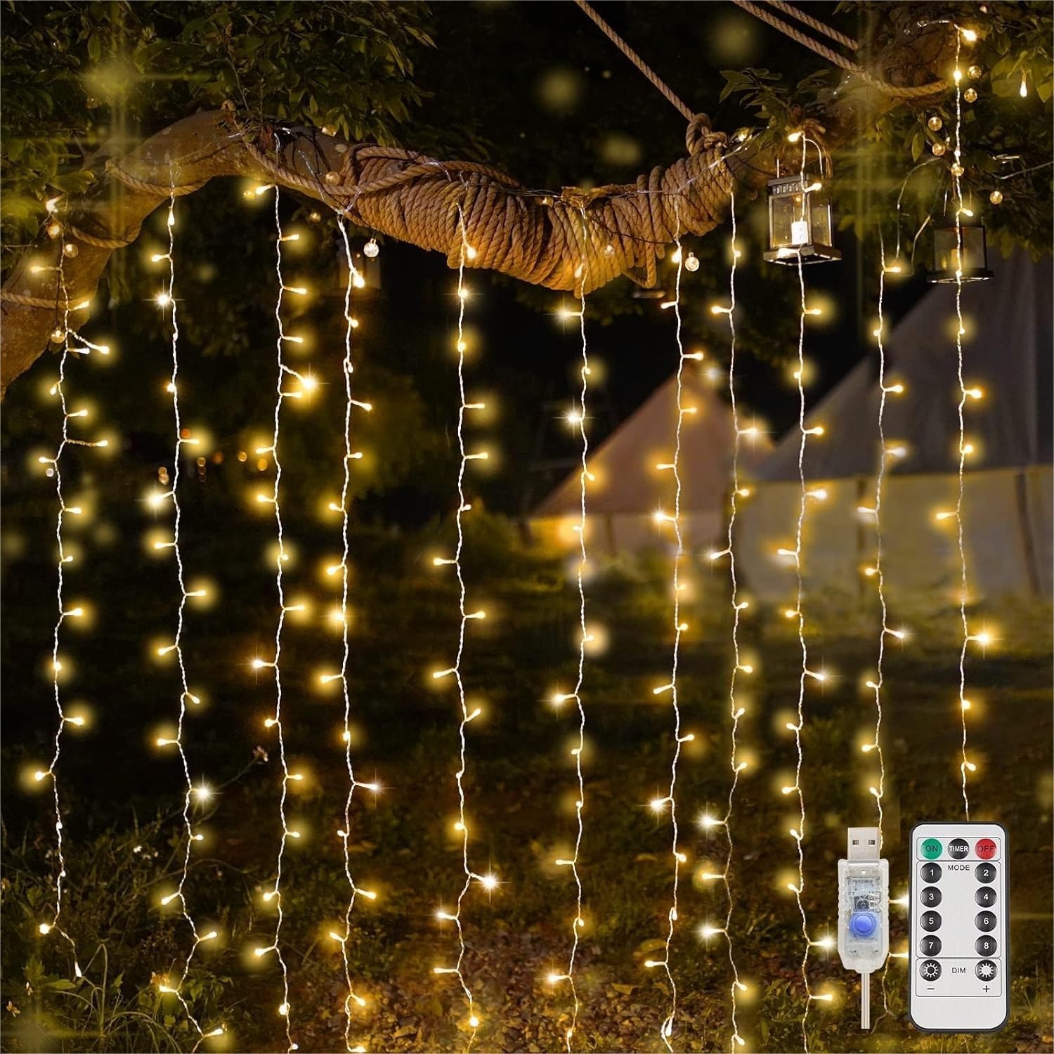 Curtain Lights For Bedroom 200 - Christmas Lights Outdoor review and price