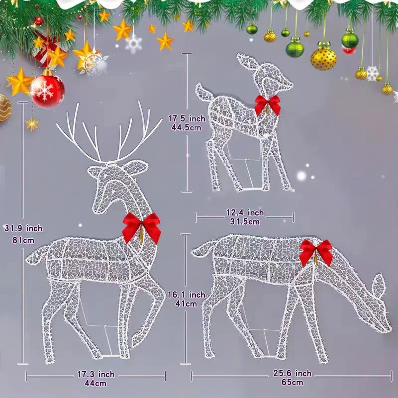 2D Lighted Reindeer Christmas  - Christmas Lights Outdoor review and price