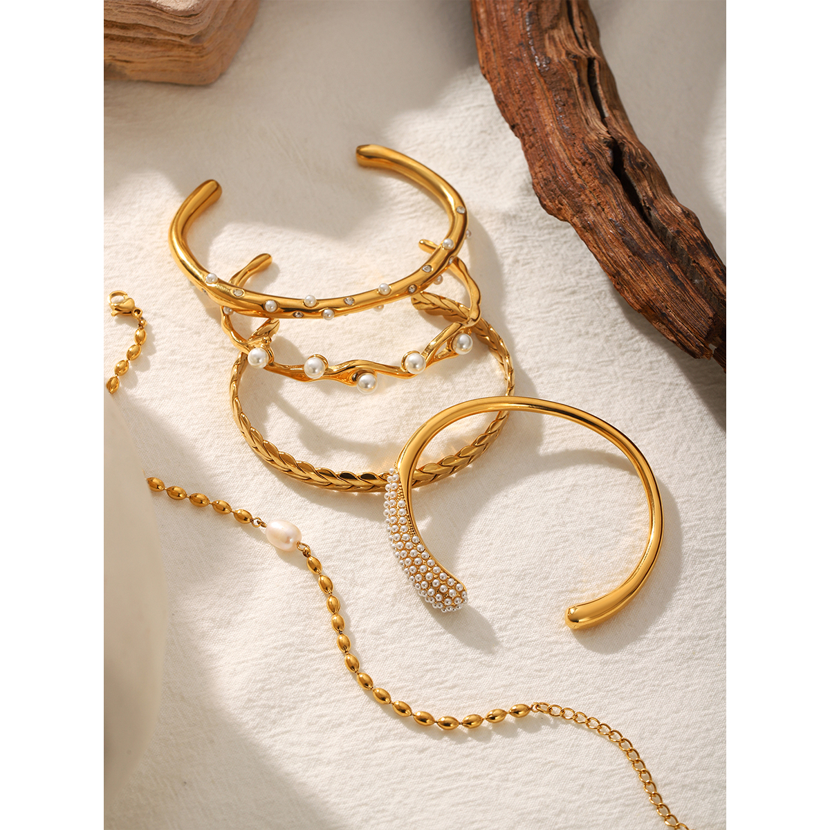 18K Gold Plated Stainless Stee - Gift Box Wrap Set review and price