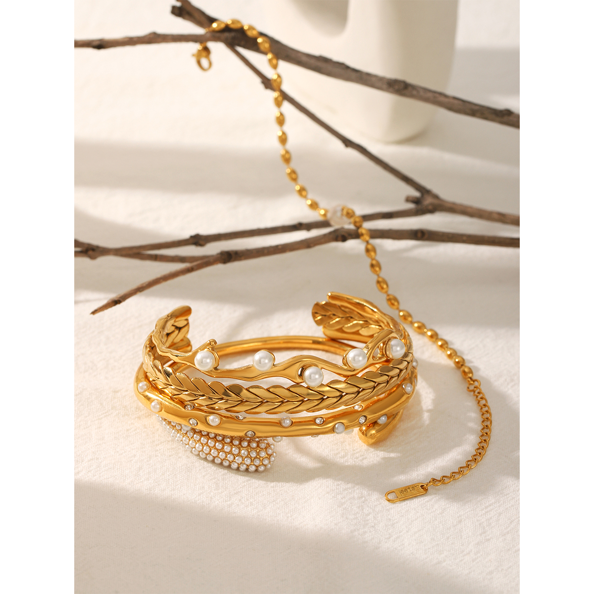18K Gold Plated Stainless Stee - Gift Box Wrap Set review and price