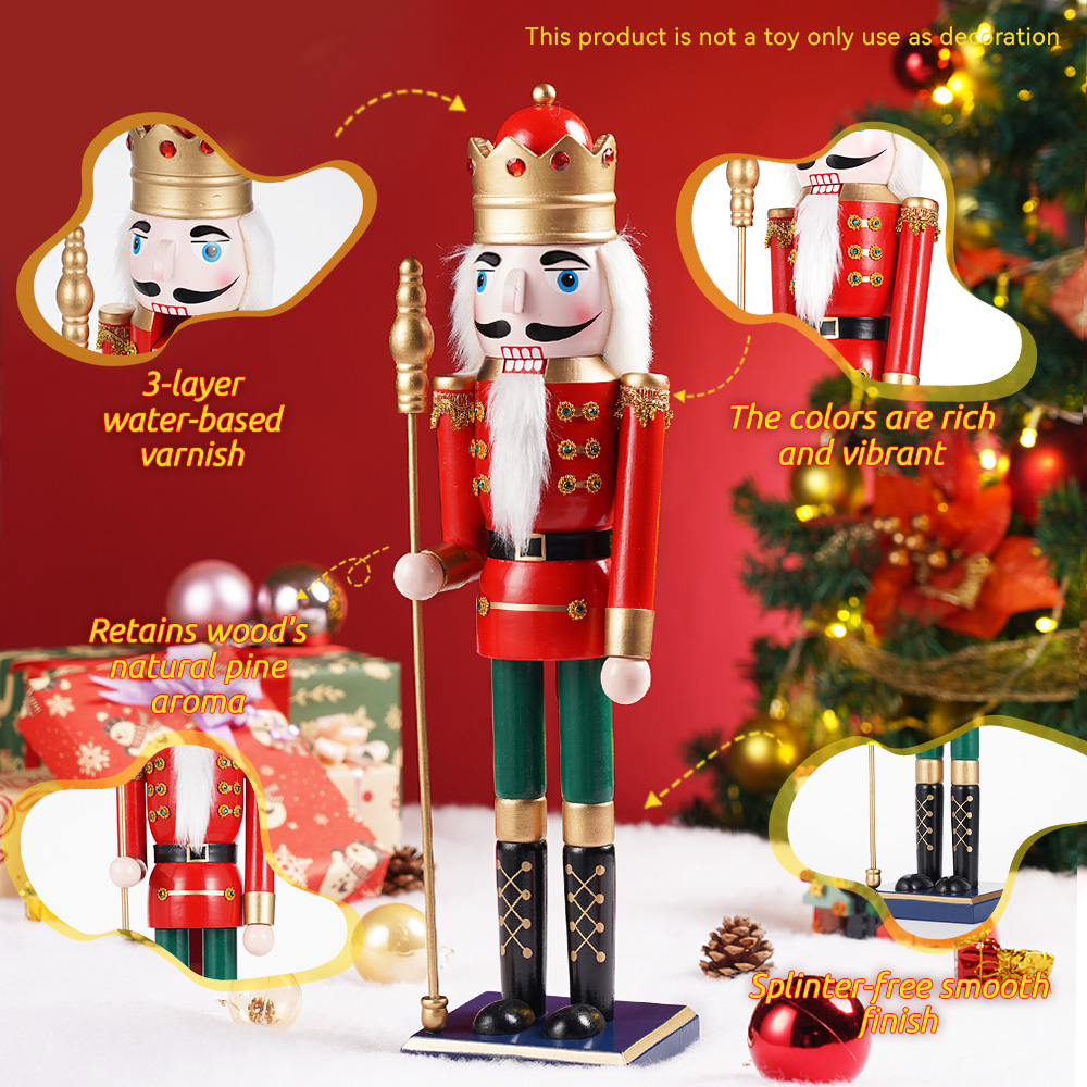 50CM Wooden Nutcracker Doll So - Nutcracker Figurine review and price