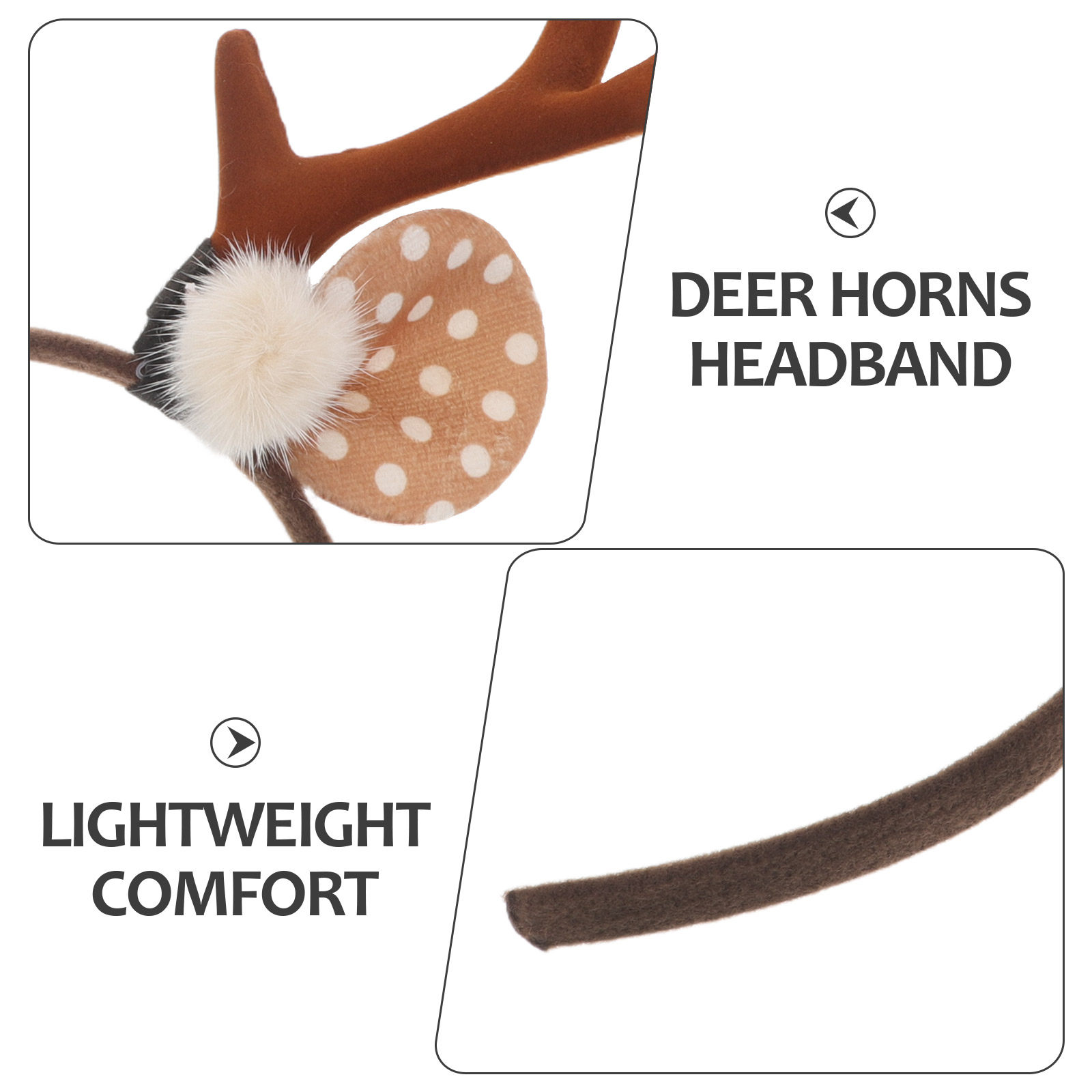 2Pcs Reindeer Antlers Headband - Reindeer Antlers Headband review and price