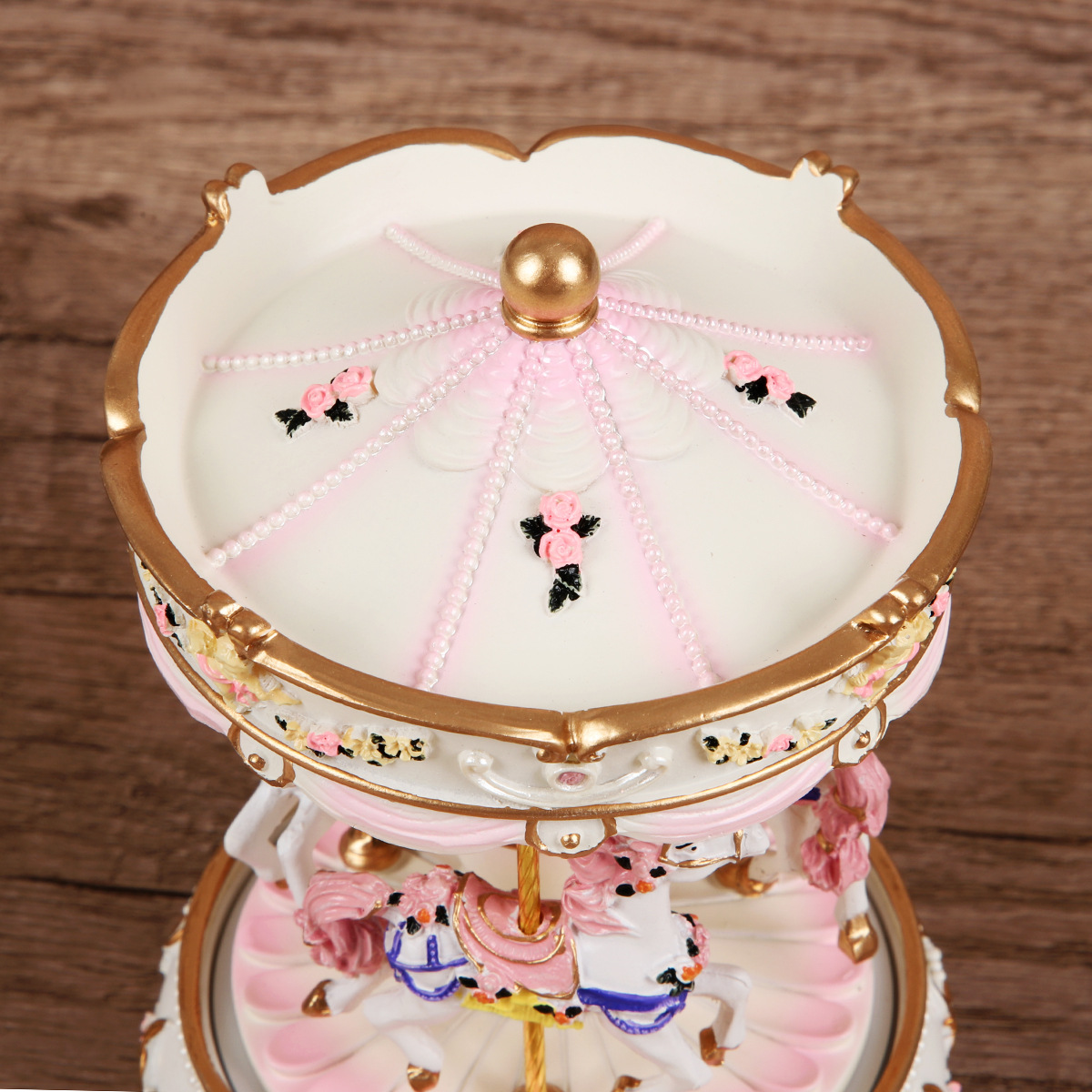 Luminous Carousel Music Box Mu - Snow Globe Musical review and price
