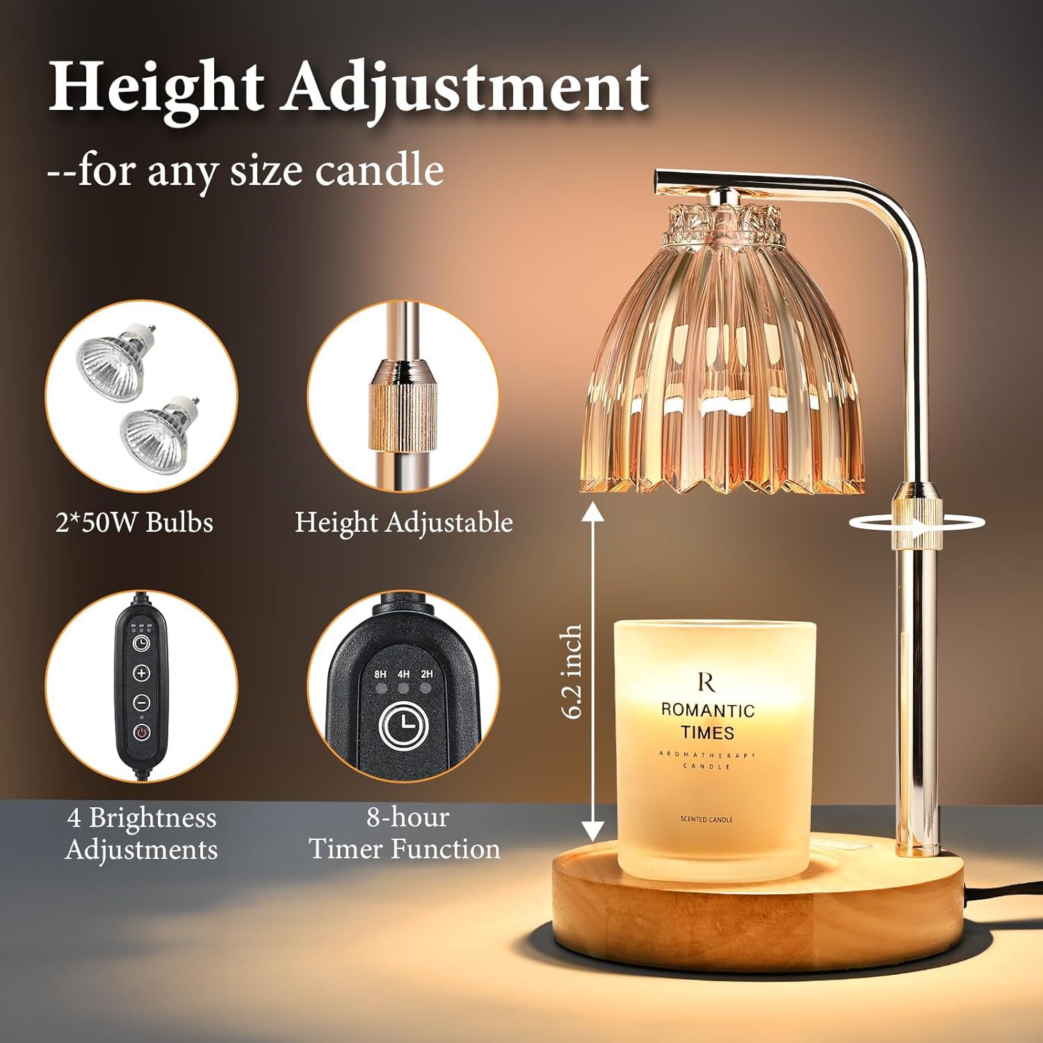 Adjustable Height Aromatherapy - Holiday Candle Set review and price