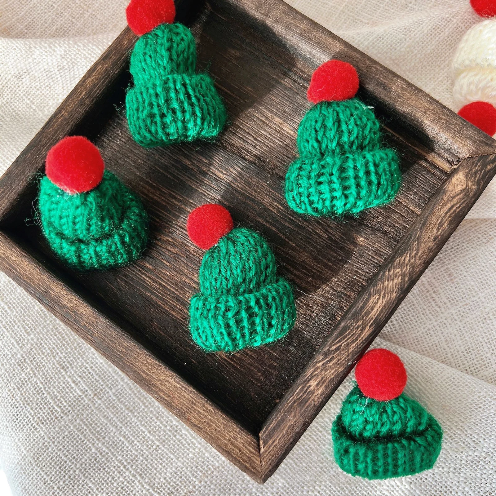10/20pcs Mini Santa Hat & Scar - Santa Hat Plush review and price