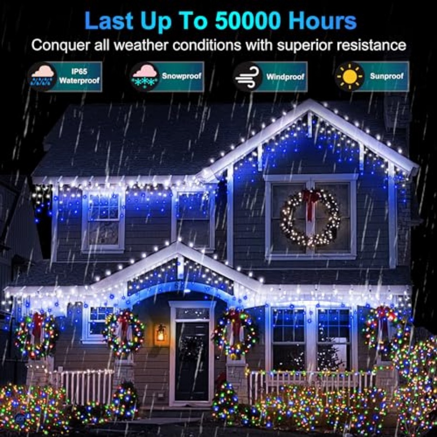 612 LED 60Feet Christmas Light - Christmas Lights Outdoor review and price