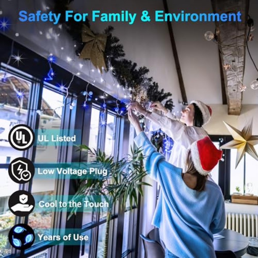 612 LED 60Feet Christmas Light - Christmas Lights Outdoor review and price