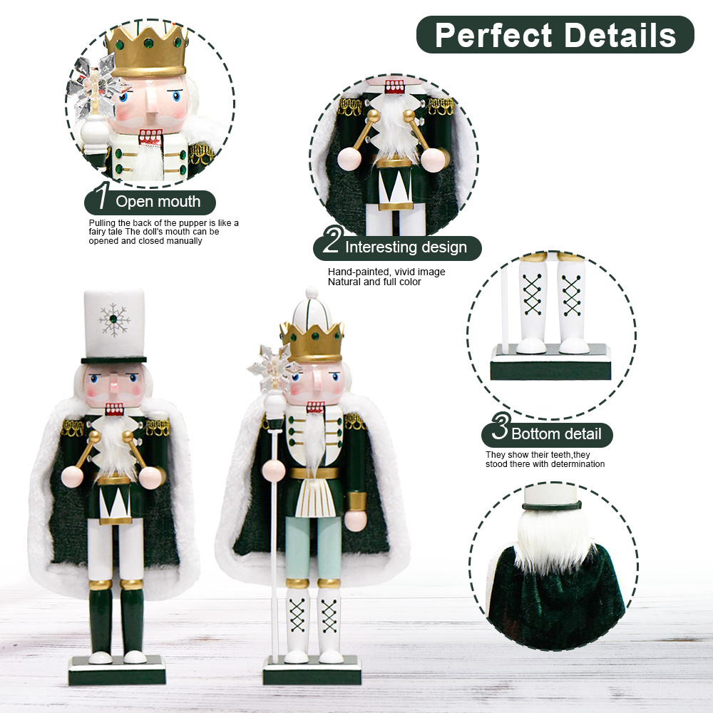 30CM Nutcracker snowflake cape - Nutcracker Figurine review and price