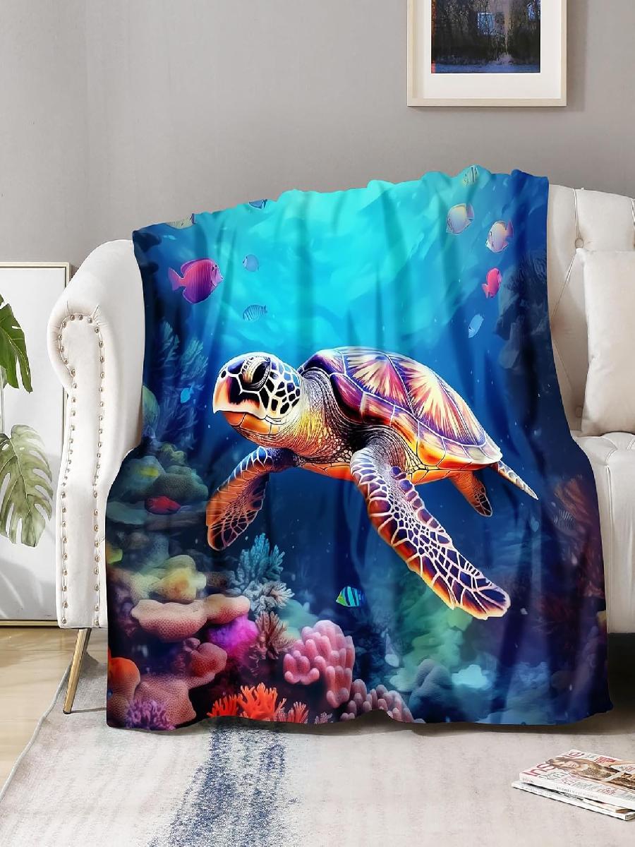 Aimego Sea Turtle Blanket  Oce - Christmas Throw Blanket review and price