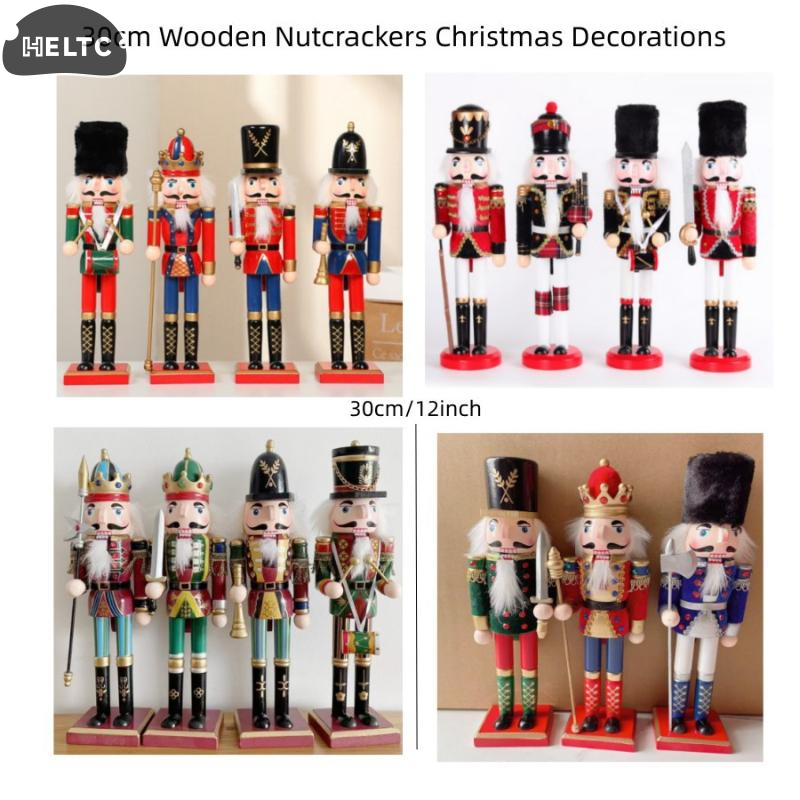1Pcs 30CM Cartoon Walnut Soldi - Nutcracker Figurine review and price