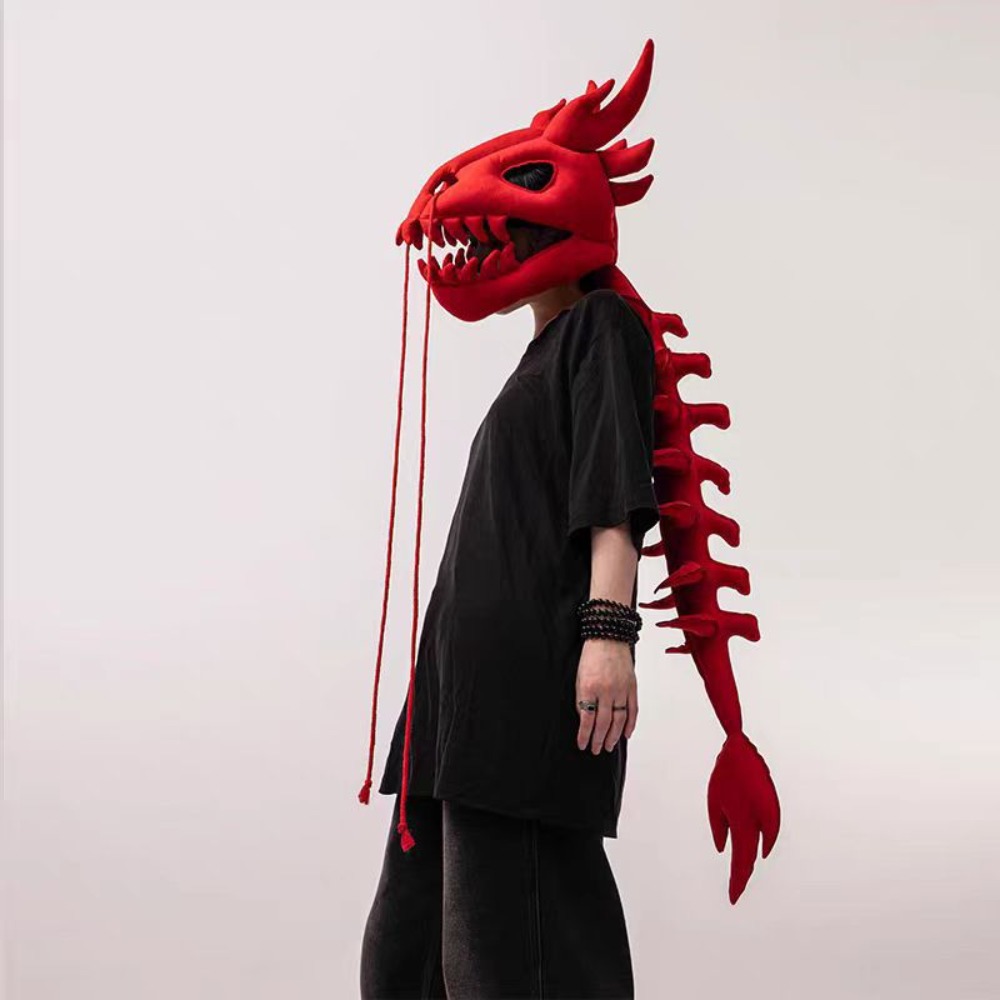 An interesting dinosaur skull  - Santa Hat Plush review and price