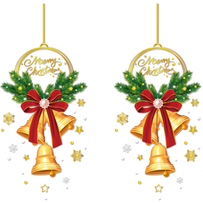 Gold Christmas Tree Snowflake  - Snowflake Window Decal review and price