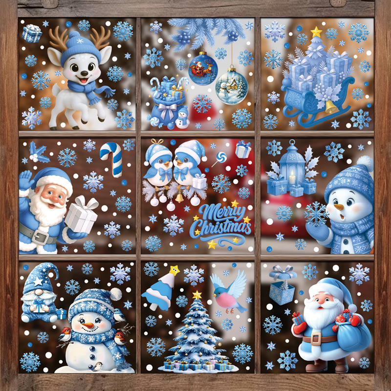 1Set Christmas Snowflake Windo - Snowflake Window Decal review and price