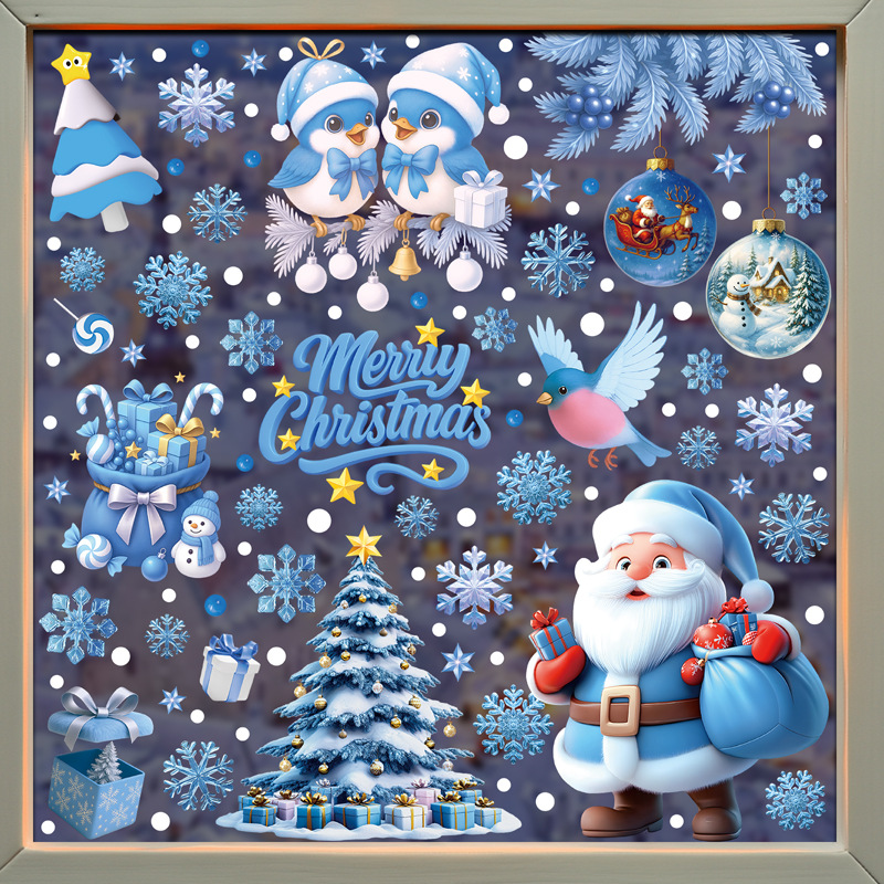 1Set Christmas Snowflake Windo - Snowflake Window Decal review and price