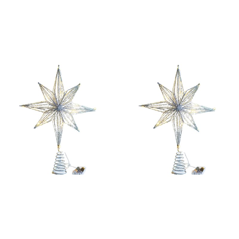 【LAST CHANCE】2X Christmas Tree - Star Tree Topper review and price