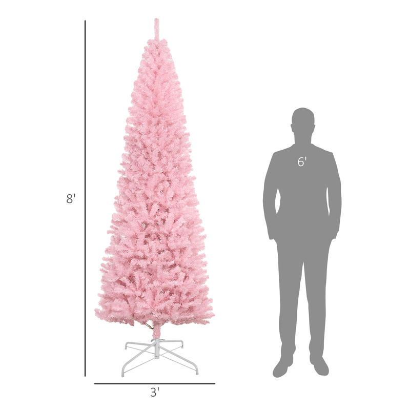 HOMCOM 8' Artificial Christmas - Christmas Tree Artificial review and price