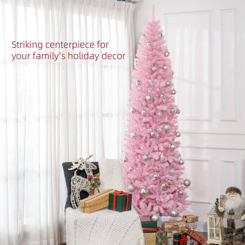 HOMCOM 8' Artificial Christmas - Christmas Tree Artificial review and price