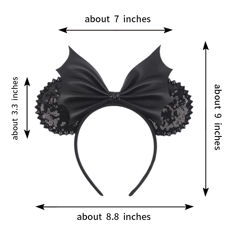 NEW Halloween Mouse Ears Headb - Ribbon Bow Gift review and price