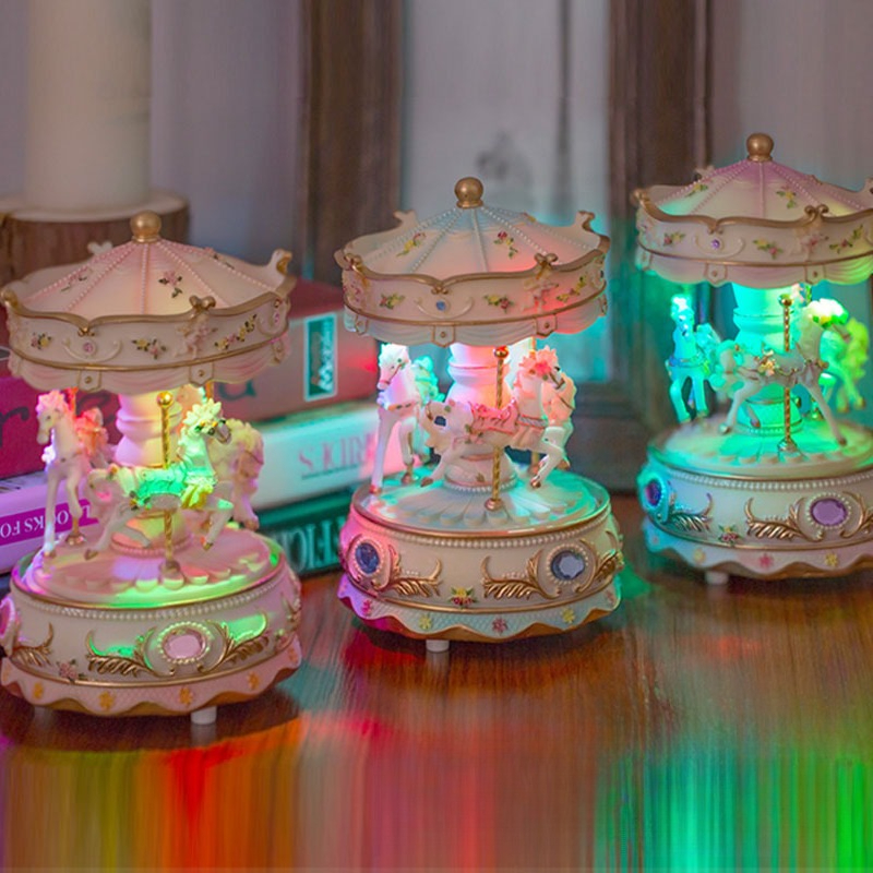 Handmade Resin Carousel Music  - Snow Globe Musical review and price