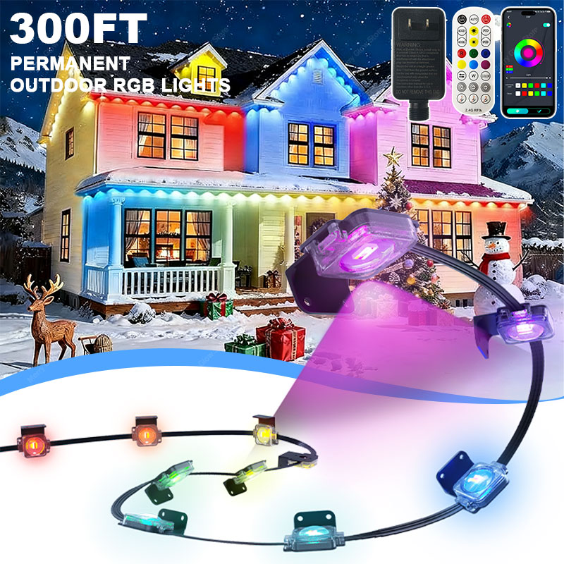 Permanent Outdoor Eave Lights  - Led Fairy String Lights review and price