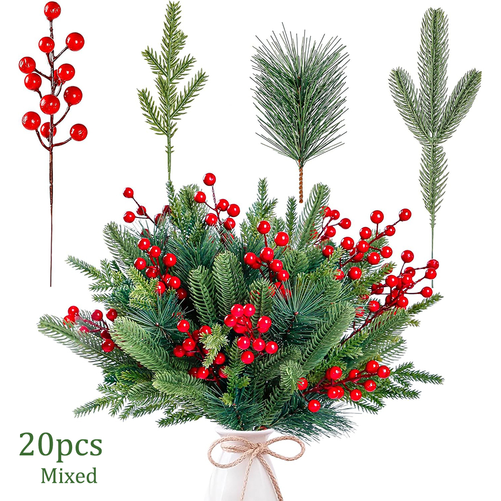 Artificial Pine Branches Fake  - Christmas Wreath Fake review and price
