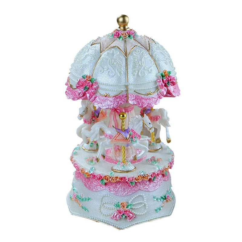 Birthday Gift Music Box Carous - Snow Globe Musical review and price