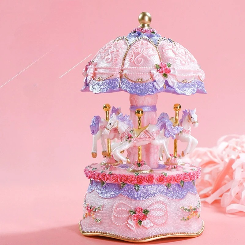 Birthday Gift Music Box Carous - Snow Globe Musical review and price
