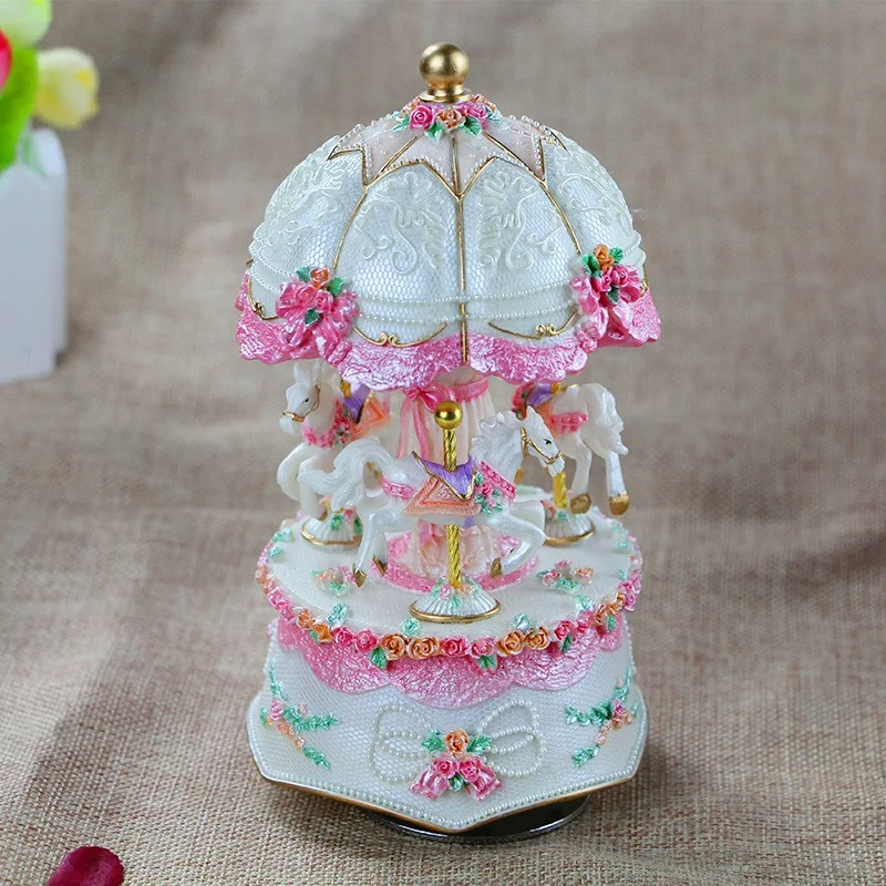 Birthday Gift Music Box Carous - Snow Globe Musical review and price