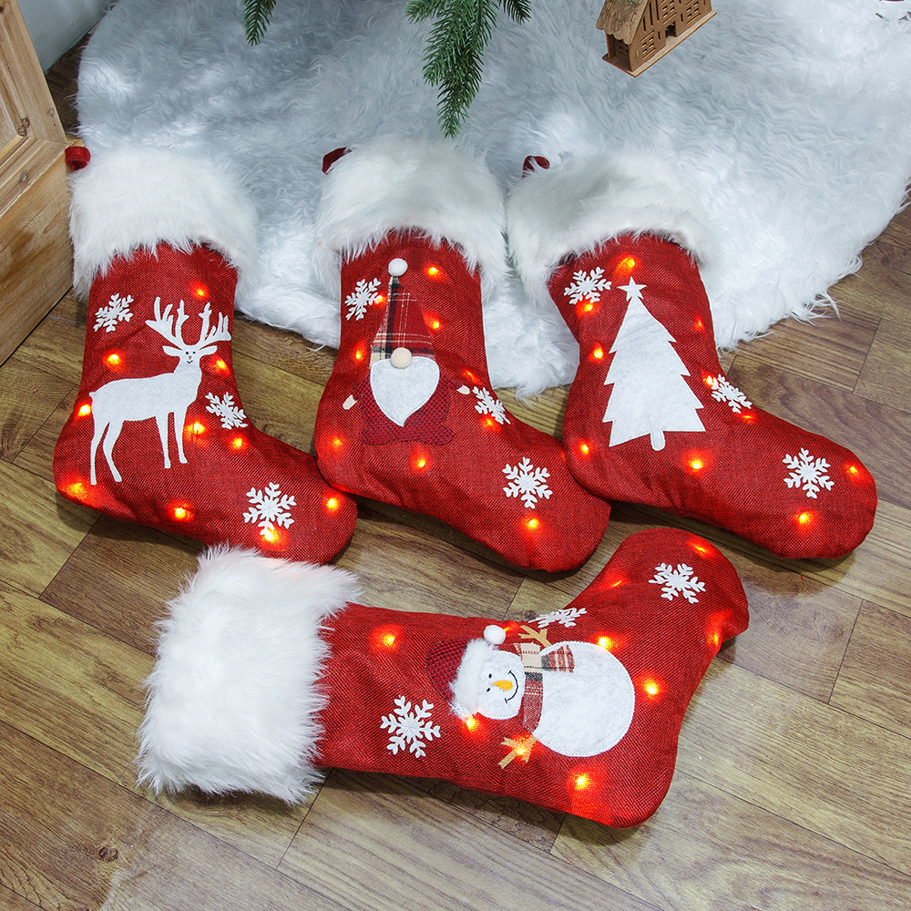 Christmas Socks With Led Light - Christmas Stocking Hanging review and price