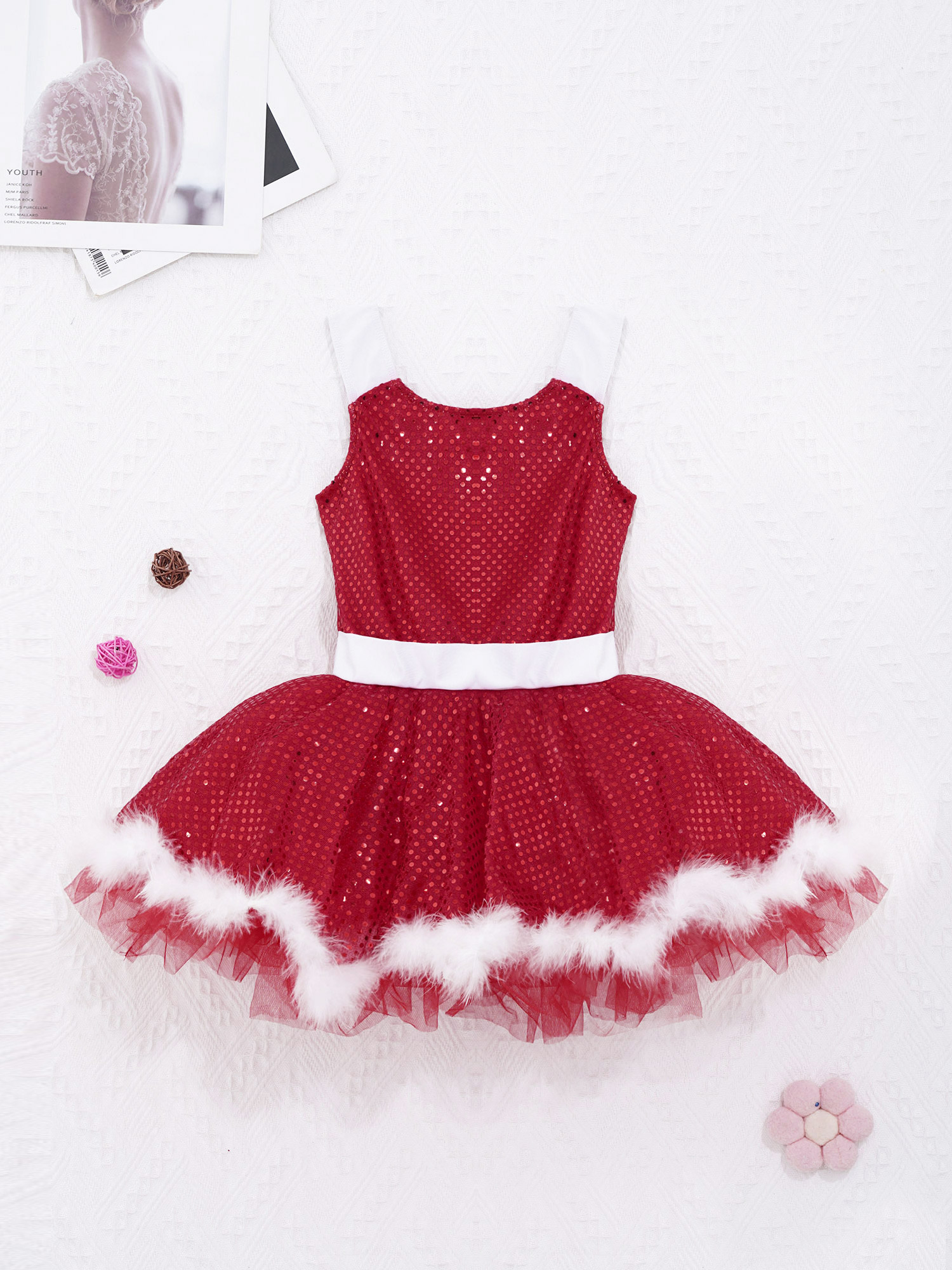 Kids Girls Christmas Figure Sk - Elf Costume Christmas review and price
