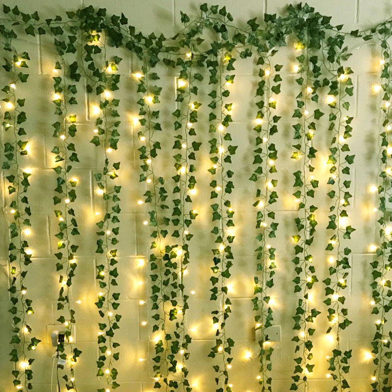 2.3m Silk Leaves Fake Creeper  - Led Fairy String Lights review and price