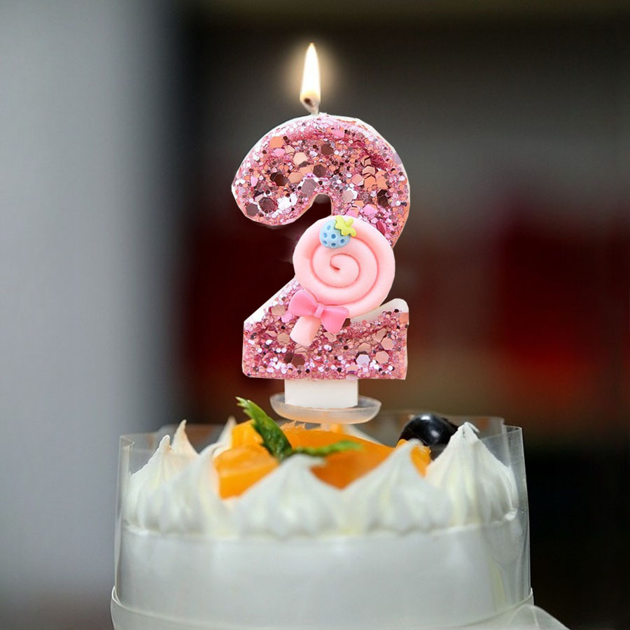 1pc Large 0-9 Numbers Pink Lol - Holiday Candle Set review and price
