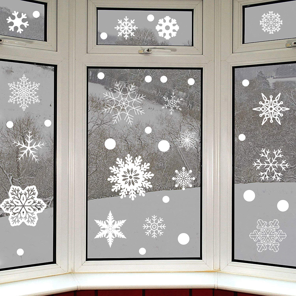 37PCS Gift Xmas Festival Suppl - Snowflake Window Decal review and price