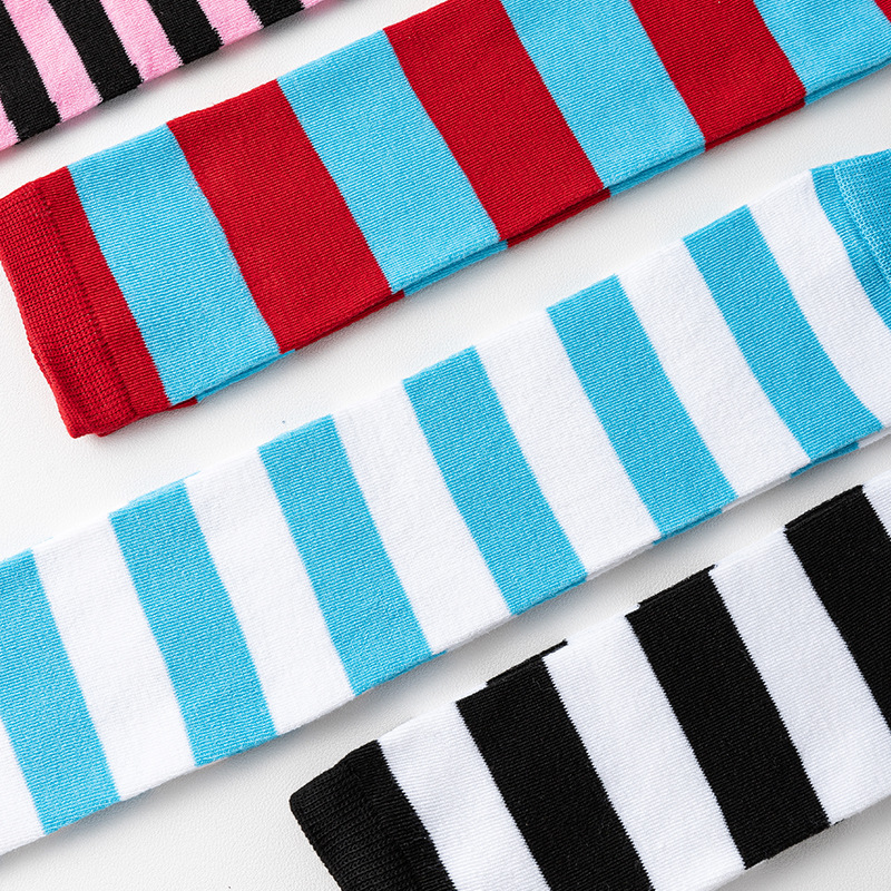 Striped Over Knee High Socks W - Christmas Stocking Hanging review and price