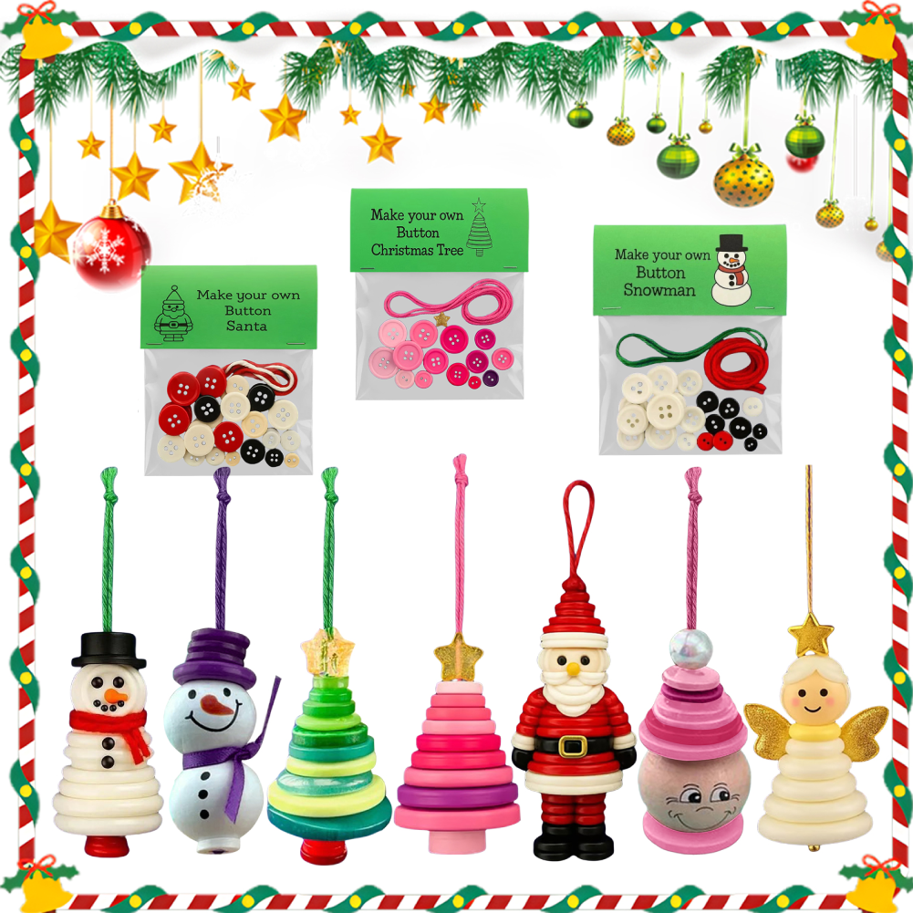 DIY Button Snowman Ornament Ki - Christmas Stocking Hanging review and price